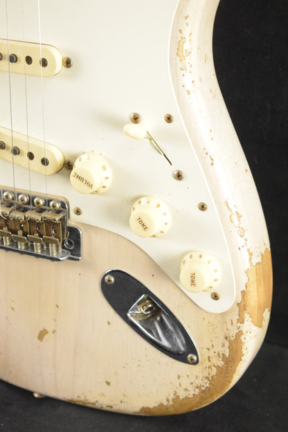 Fender Custom Shop Limited Edition Red Hot Stratocaster Super Heavy Relic - Aged White Blonde