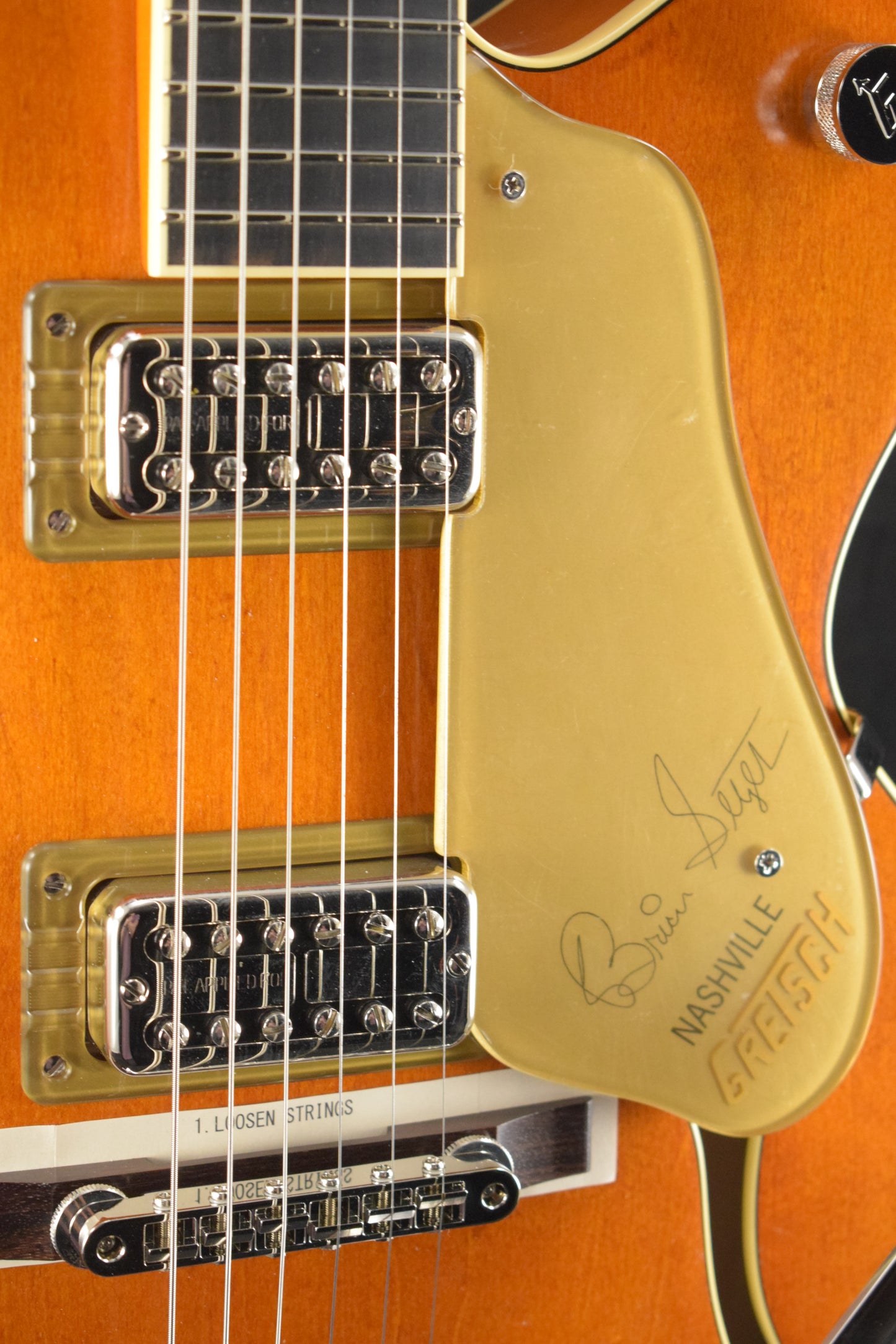Gretsch G6120T-BSSMK Brian Setzer Signature Nashville '59 "Smoke" Orange