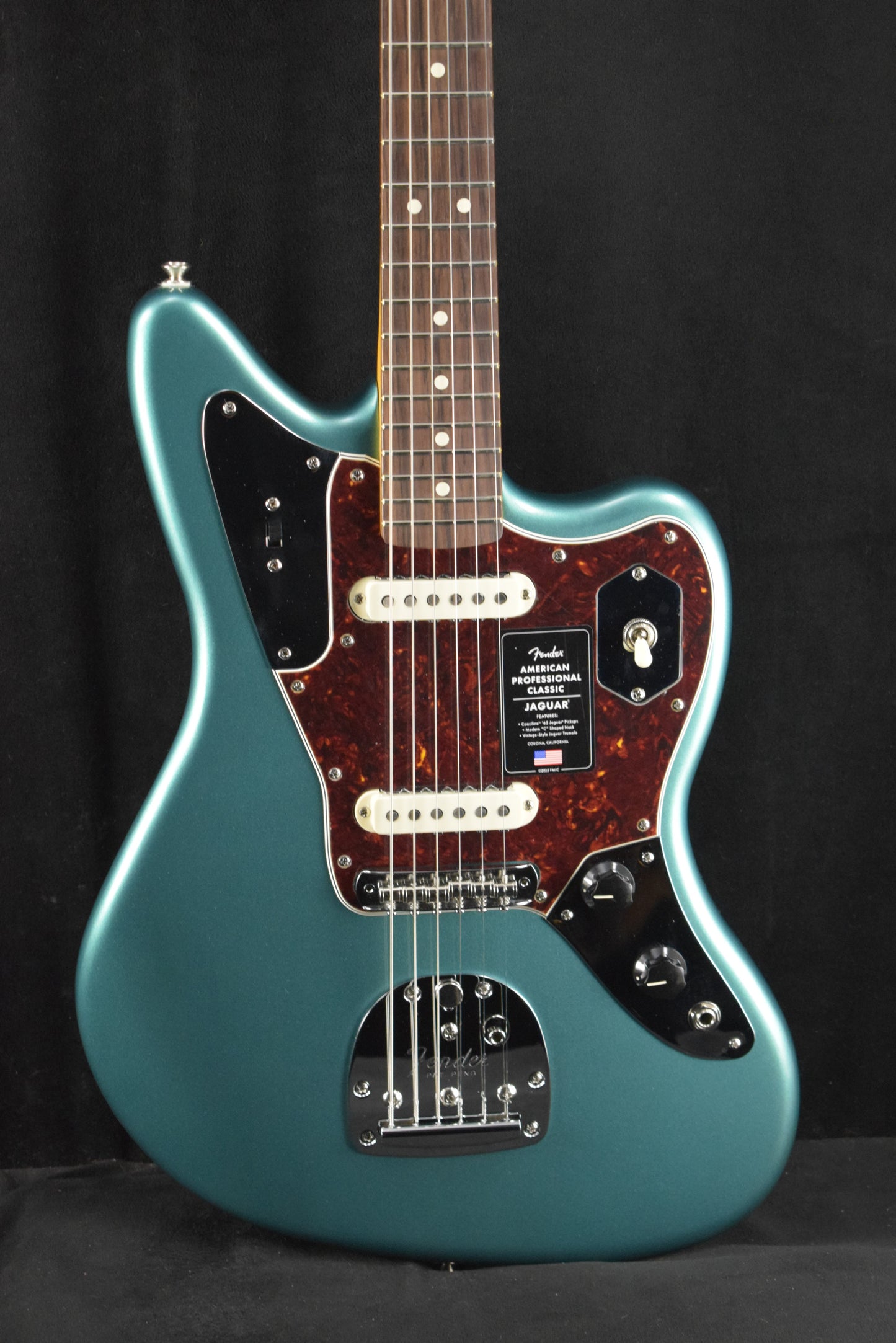 Fender American Professional Classic Jaguar Rosewood Fingerboard Faded Sherwood Green