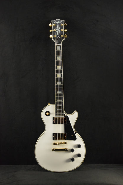 Epiphone IGC Les Paul Custom Alpine White w/ Hardshell Case
