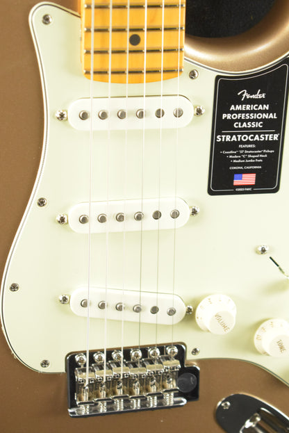 Fender American Professional Classic Stratocaster Faded Firemist Gold Maple Fingerboard