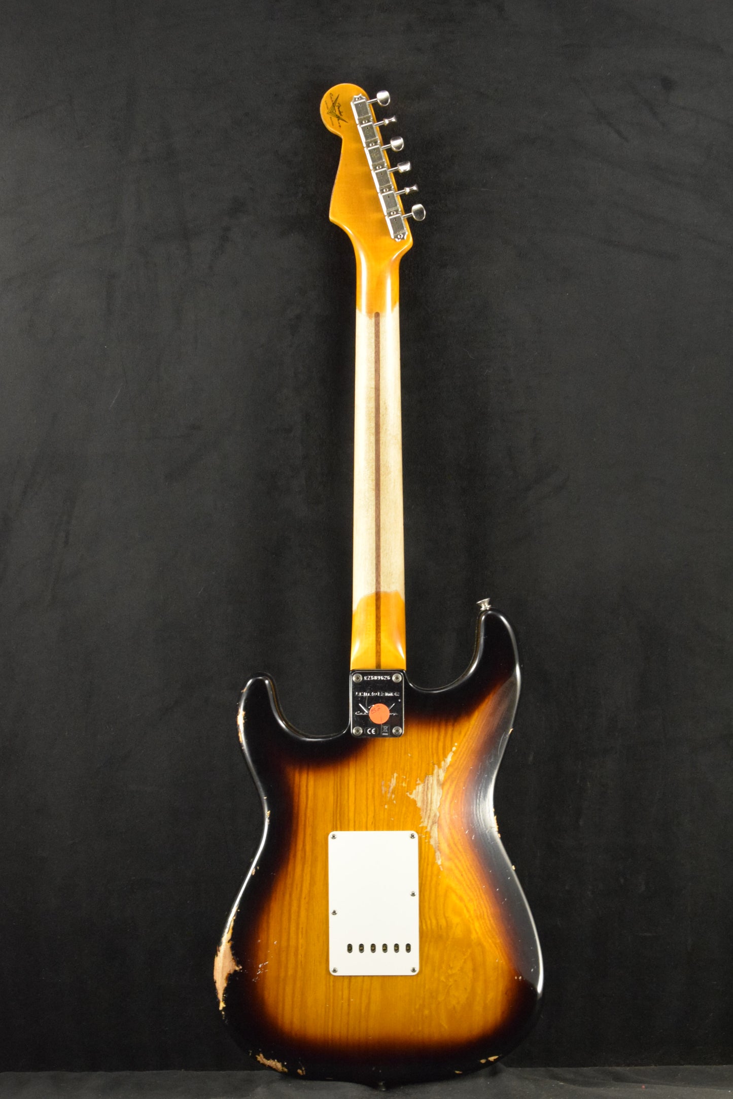 Fender 1955 Stratocaster Heavy Relic Aged 2-Color Sunburst 1-Piece Quartersawn Maple Neck