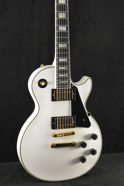 Epiphone IGC Les Paul Custom Alpine White w/ Hardshell Case