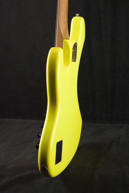 Fender MonoNeon Jazz Bass V Maple Fingerboard Neon Yellow