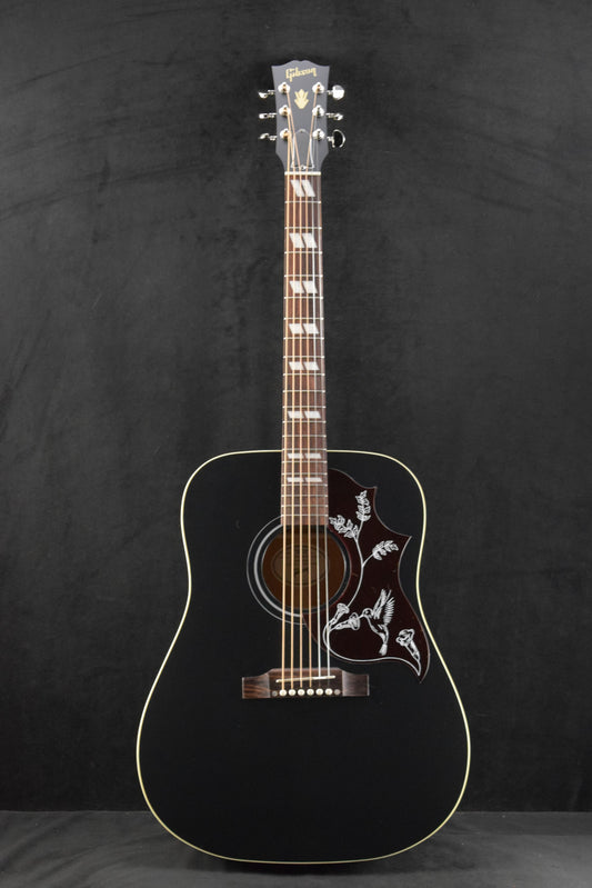 Gibson Hummingbird Special Satin Ebony w/ Premium Soft Shell Case