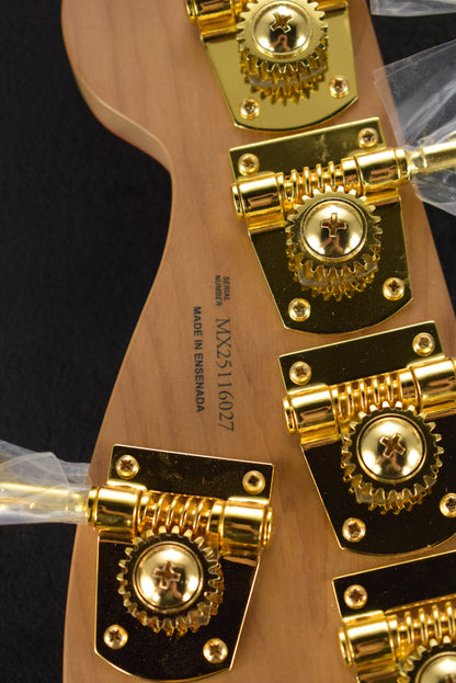 Fender MonoNeon Jazz Bass V Maple Fingerboard Neon Yellow