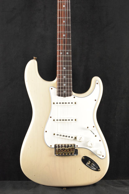 Fender 1969 Stratocaster Journeyman Relic Faded Vintage Blonde Rosewood Fingerboard
