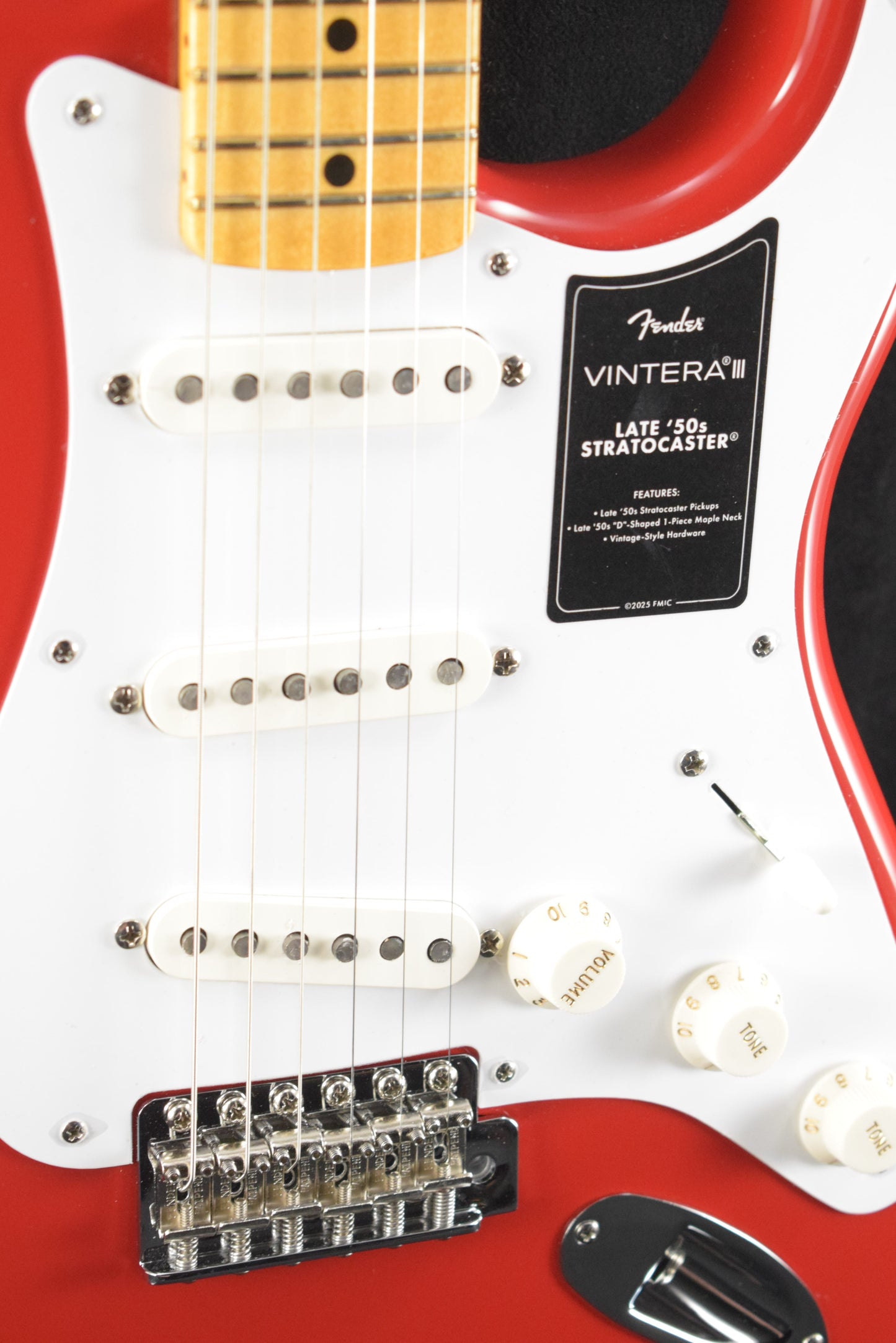 Fender Vintera III Late '50s Stratocaster Dakota Red Maple Fingerboard