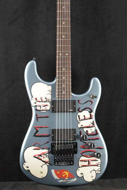 Fender Presents: Tom Morello "Arm The Homeless" Blue Ice Metallic