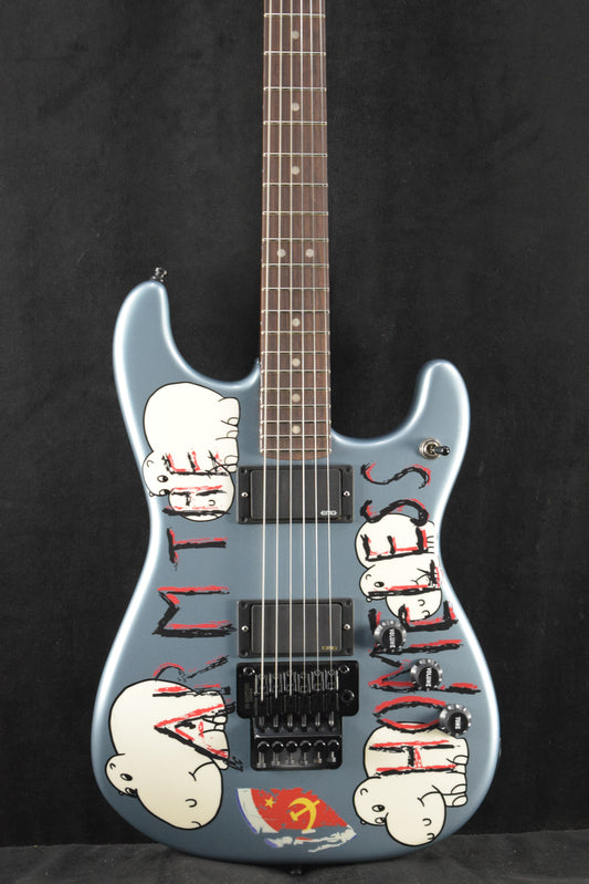 Fender Presents: Tom Morello "Arm The Homeless" Blue Ice Metallic