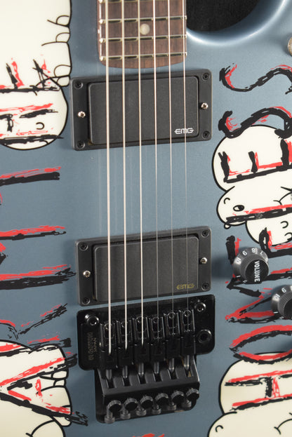 Fender Presents: Tom Morello "Arm The Homeless" Blue Ice Metallic