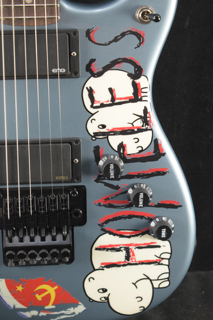 Fender Presents: Tom Morello "Arm The Homeless" Blue Ice Metallic