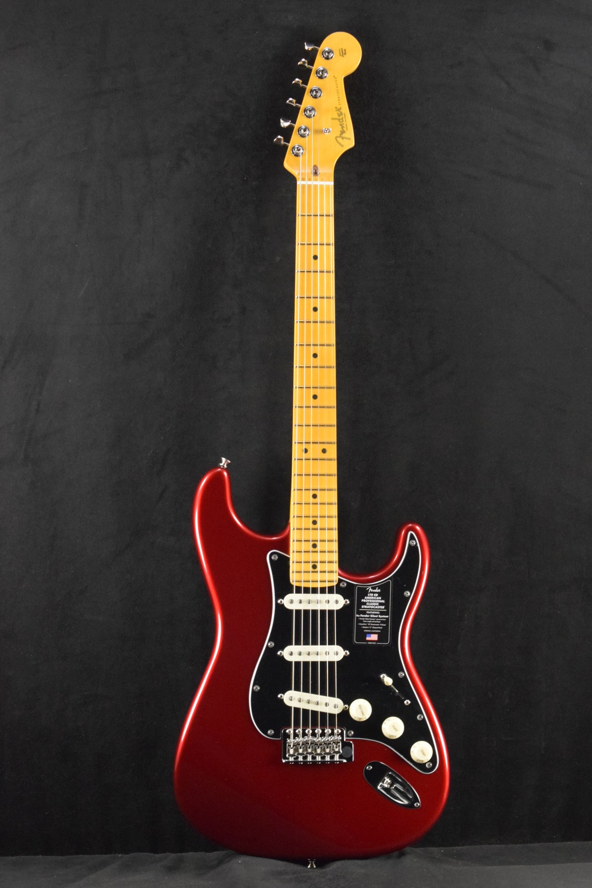 Fender Limited Edition American Professional Classic Stratocaster featuring the Fender Silent System Candy Apple Red