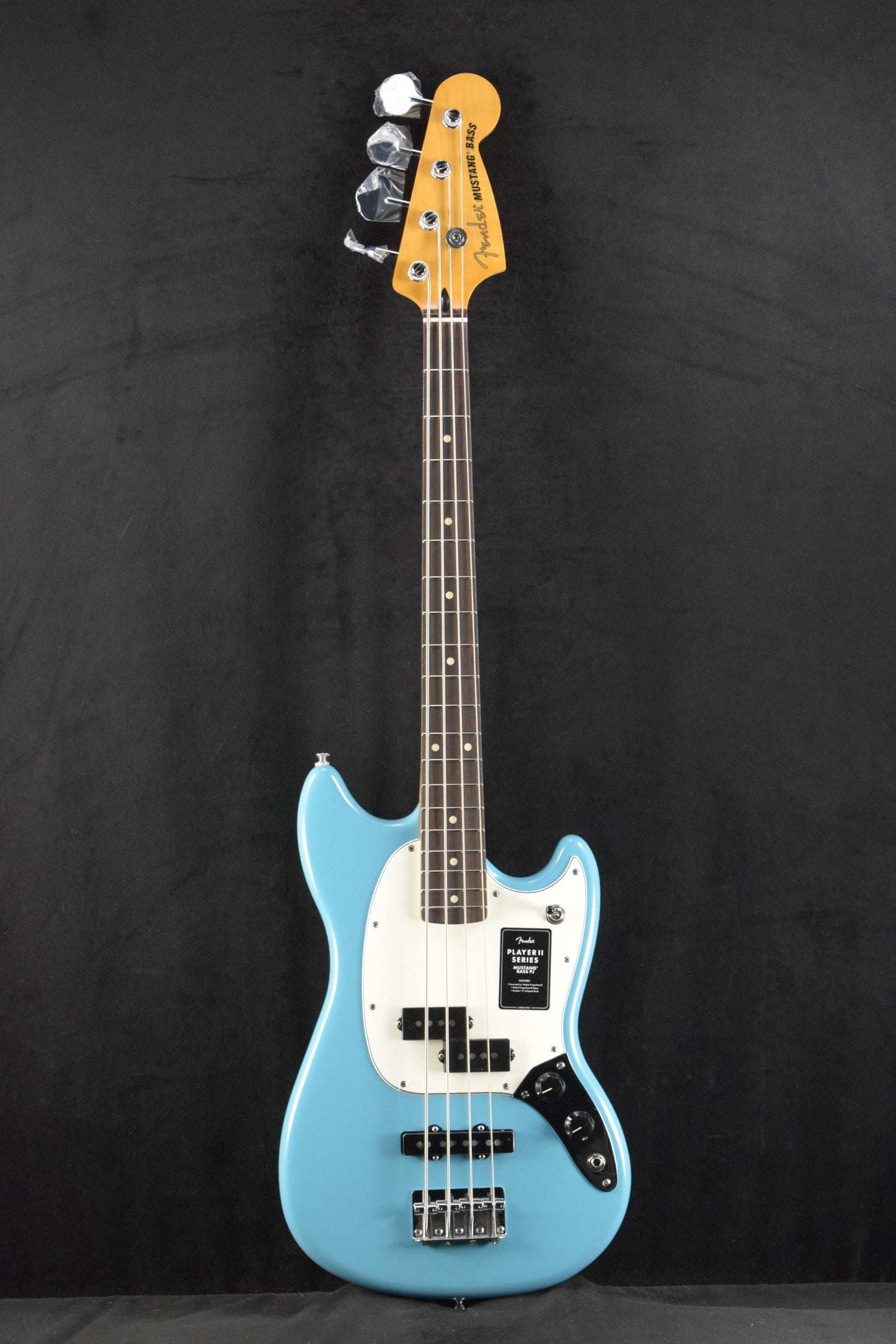 Fender Player II Mustang Bass PJ Aquatone Blue Rosewood Fingerboard