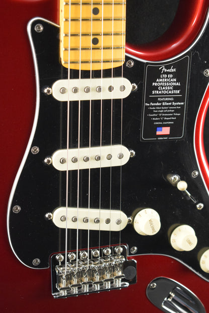 Fender Limited Edition American Professional Classic Stratocaster featuring the Fender Silent System Candy Apple Red