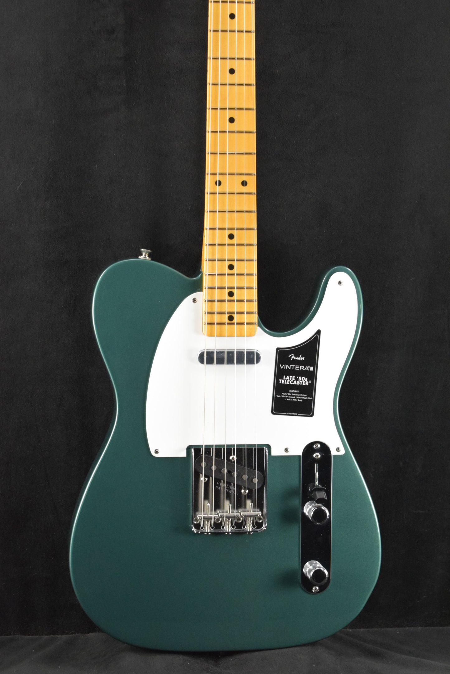 Fender Vintera III Late '50s Telecaster Sherwood Green Metallic Maple Fingerboard