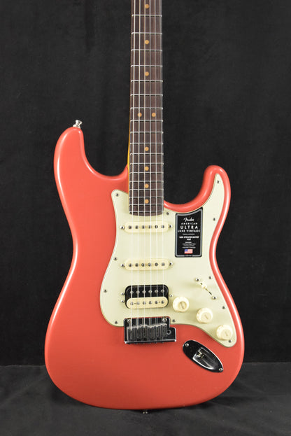 Fender American Ultra Luxe Vintage '60s Stratocaster HSS Rosewood Fingerboard Fiesta Red