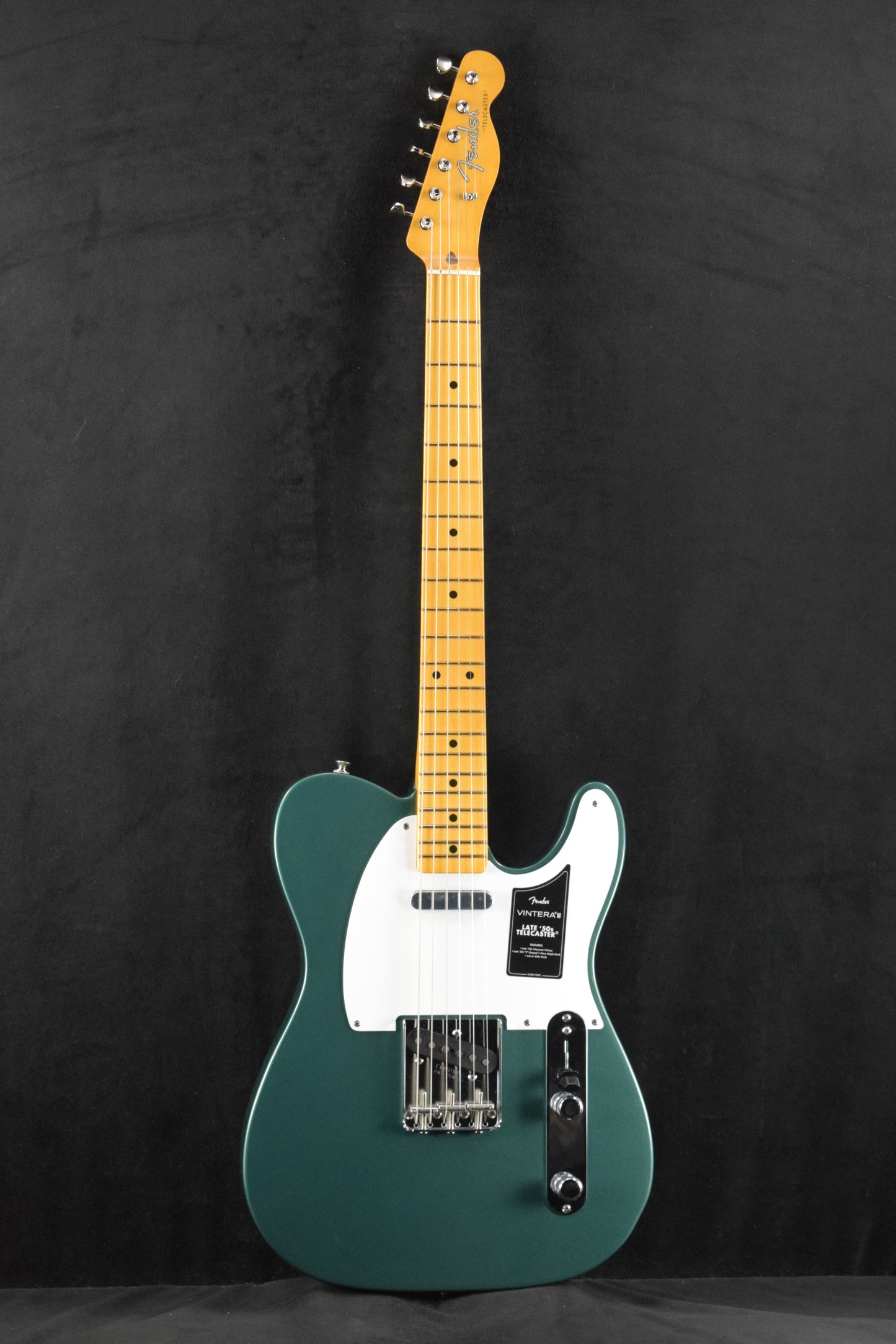 Fender Vintera III Late '50s Telecaster Sherwood Green Metallic Maple Fingerboard