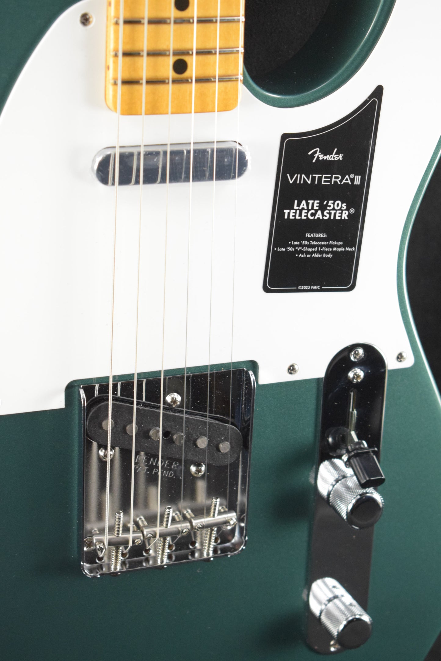 Fender Vintera III Late '50s Telecaster Sherwood Green Metallic Maple Fingerboard