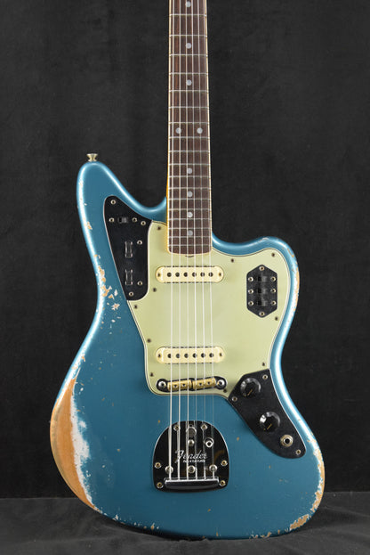 Fender Custom Shop 1965 Jaguar Heavy Relic Faded Ocean Turquoise Rosewood Fingerboard