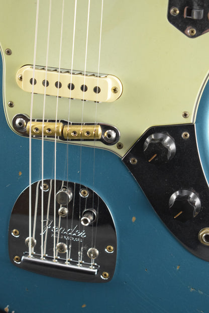 Fender Custom Shop 1965 Jaguar Heavy Relic Faded Ocean Turquoise Rosewood Fingerboard