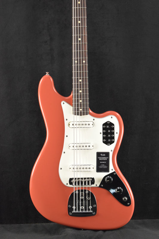 Fender Vintera II '60s Bass VI Fiesta Red Rosewood Fingerboard