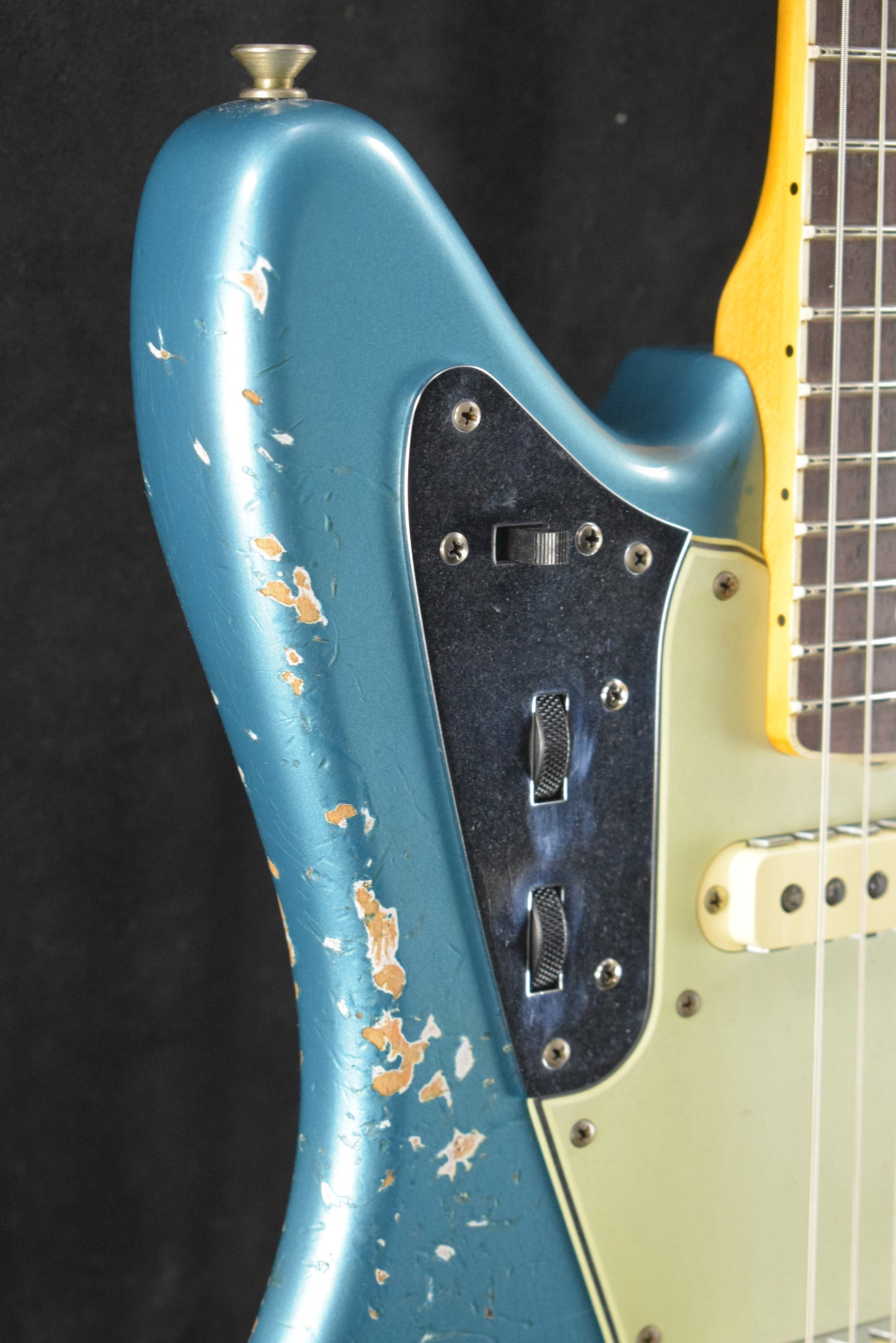 Fender Custom Shop 1965 Jaguar Heavy Relic Faded Ocean Turquoise Rosewood Fingerboard