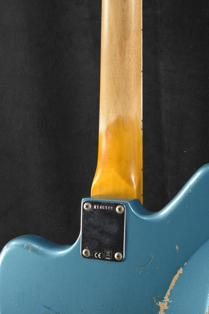 Fender Custom Shop 1965 Jaguar Heavy Relic Faded Ocean Turquoise Rosewood Fingerboard