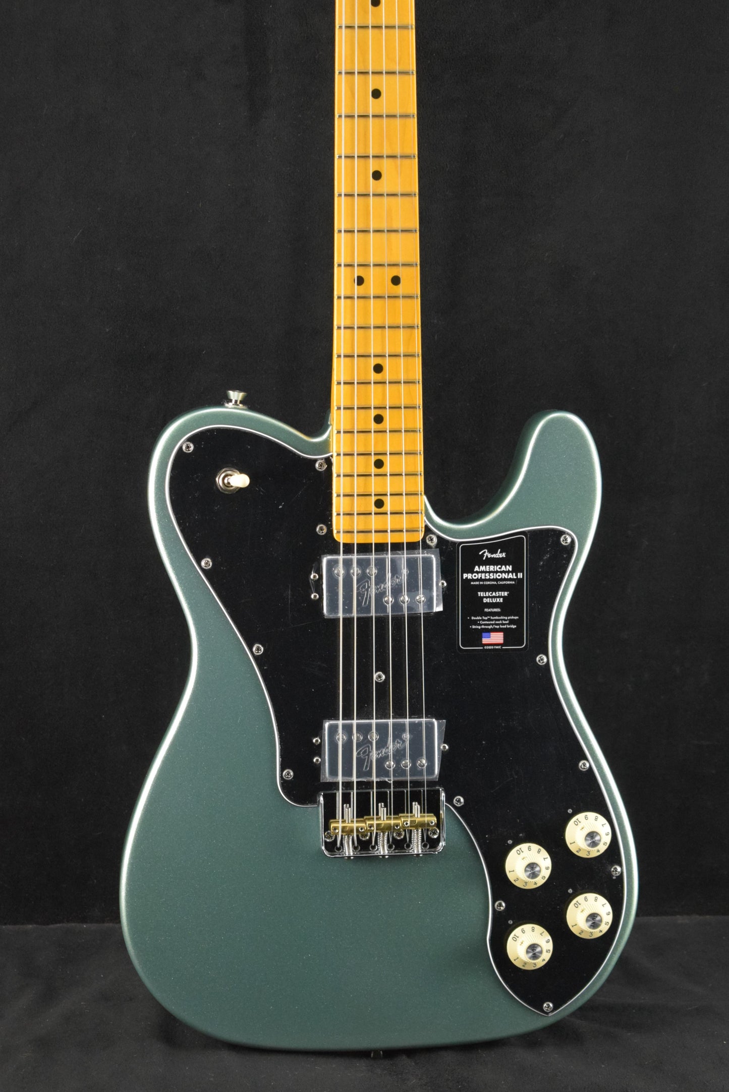 Fender American Professional II Telecaster Deluxe Maple Fingerboard Mystic Surf Green