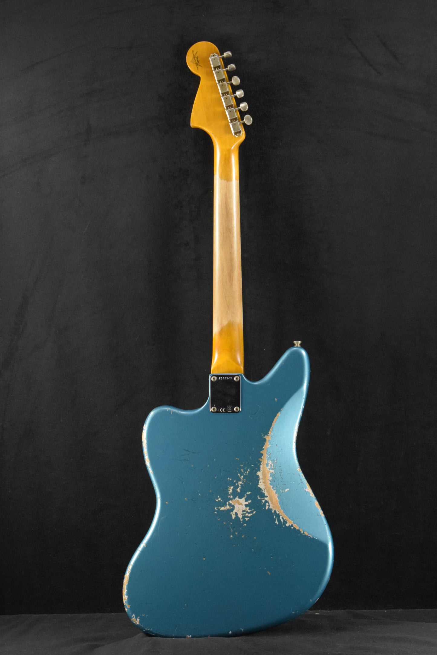 Fender Custom Shop 1965 Jaguar Heavy Relic Faded Ocean Turquoise Rosewood Fingerboard