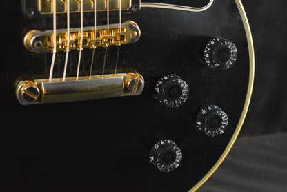 Gibson Custom Shop Les Paul Custom Chambered Body Slim Neck 3 Pickup Ebony VOS