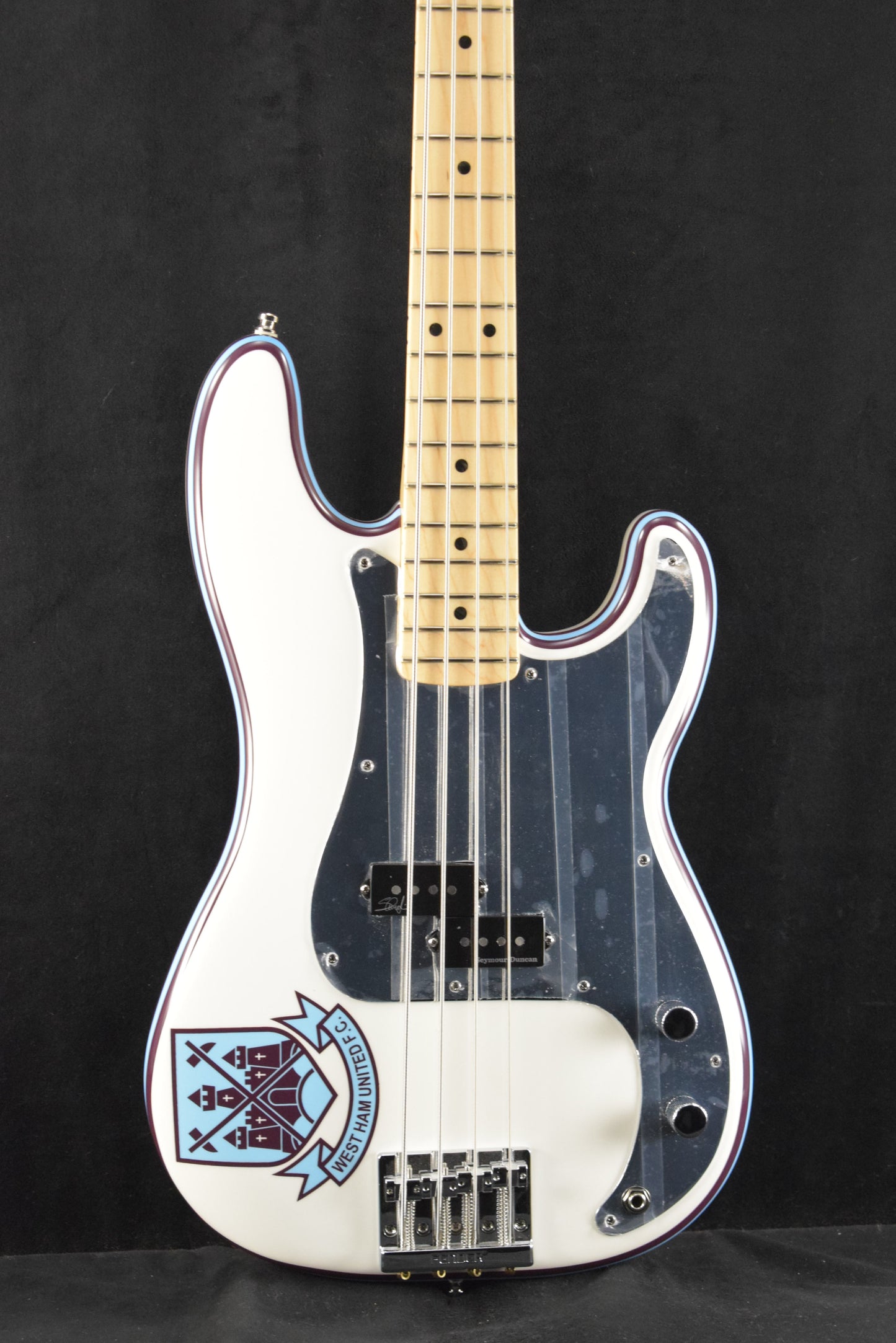 Fender Steve Harris Precision Bass Olympic White Maple Fingerboard