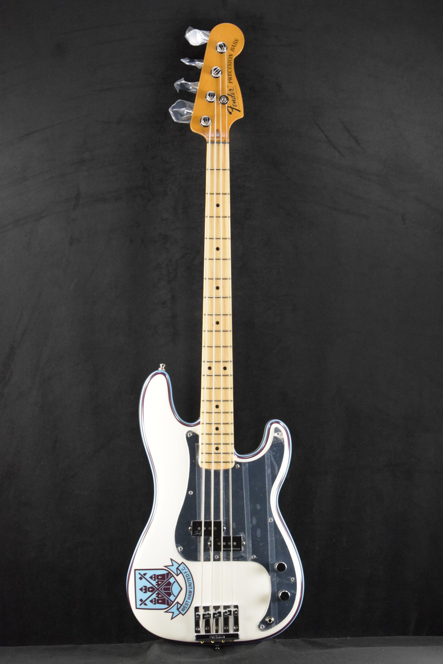 Fender Steve Harris Precision Bass Olympic White Maple Fingerboard