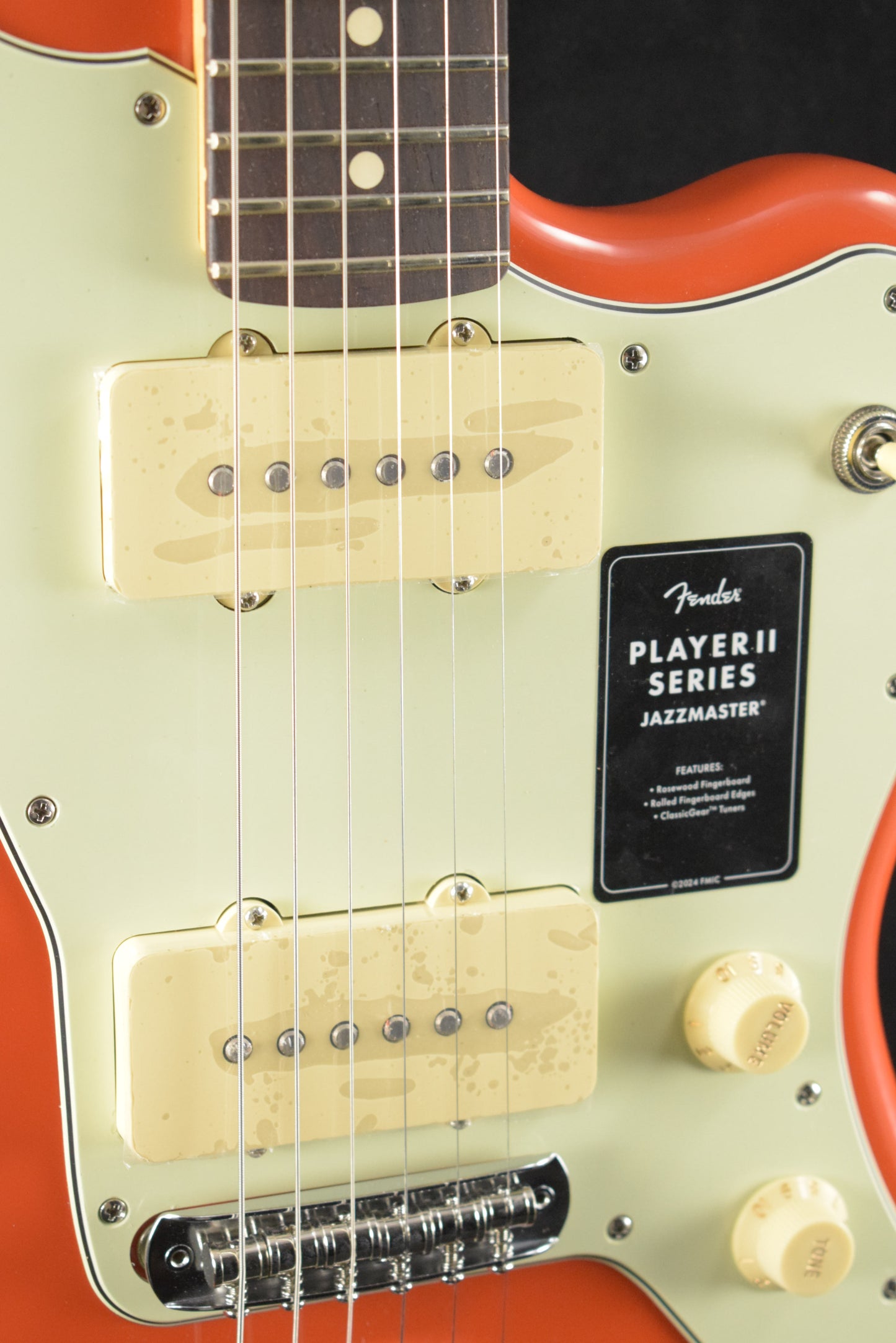 Fender Player II Jazzmaster Rallye Orange Rosewood Fingerboard