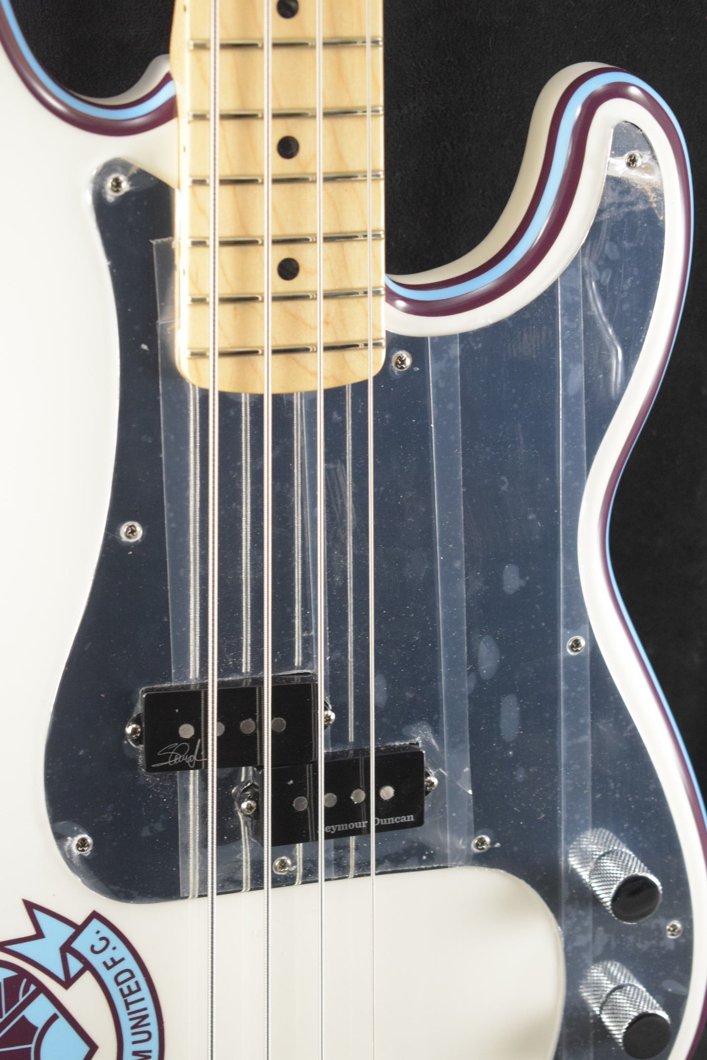 Fender Steve Harris Precision Bass Olympic White Maple Fingerboard