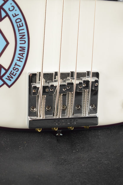 Fender Steve Harris Precision Bass Olympic White Maple Fingerboard