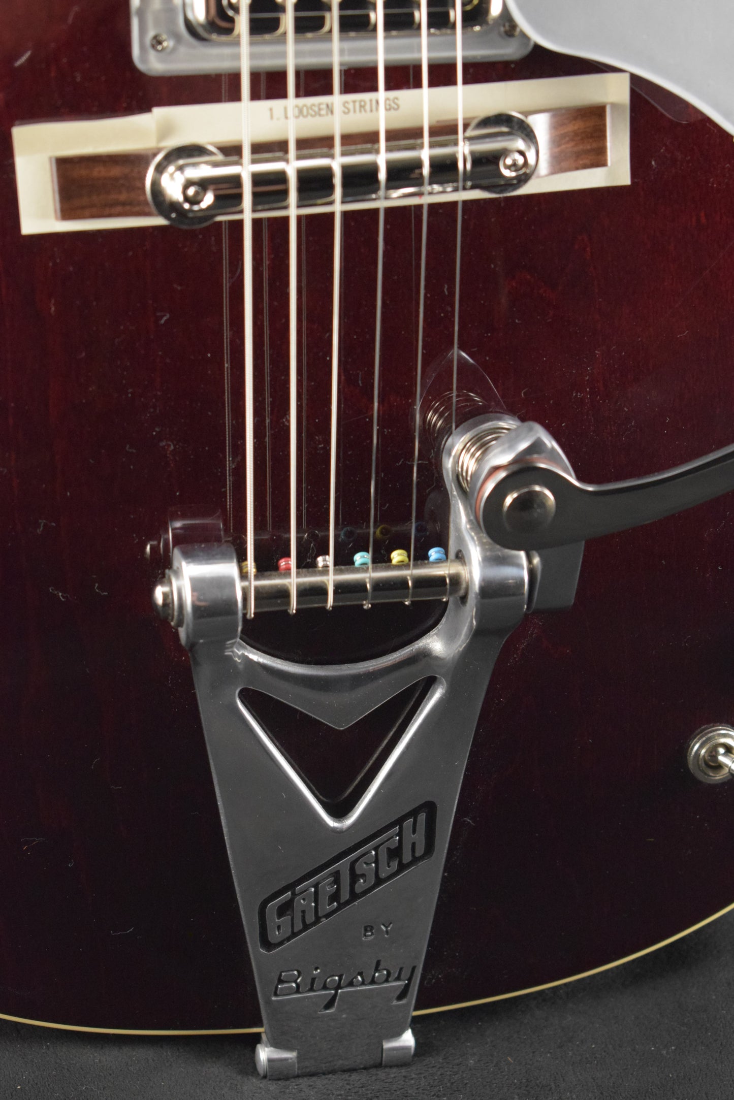 Gretsch G6119T-62 Vintage Select Edition '62 Tennessee Rose Bigsby Dark Cherry Stain