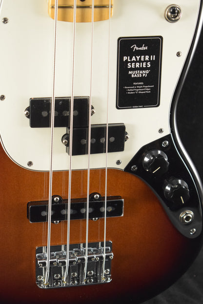 Fender Player II Mustang Bass PJ 3-Color Sunburst Maple Fingerboard