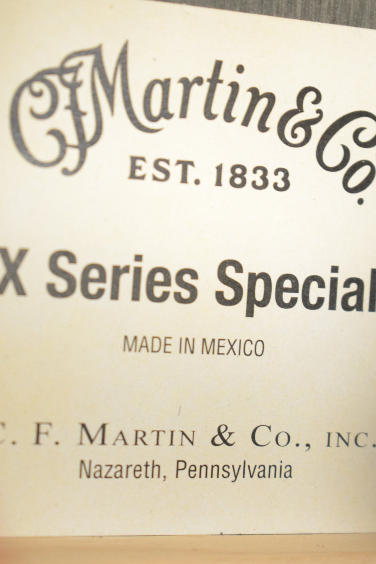 Martin 000-X2E Brazilian Burst Special