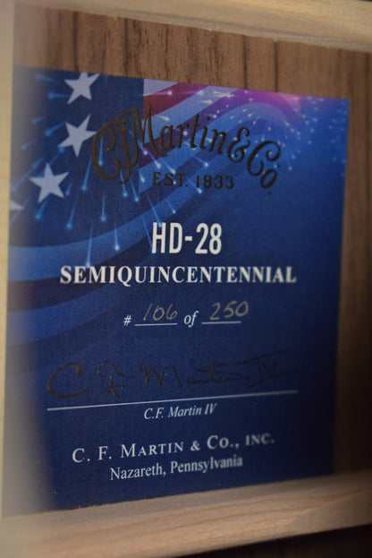 Martin HD-28 Semiquincentennial # 106 of 250