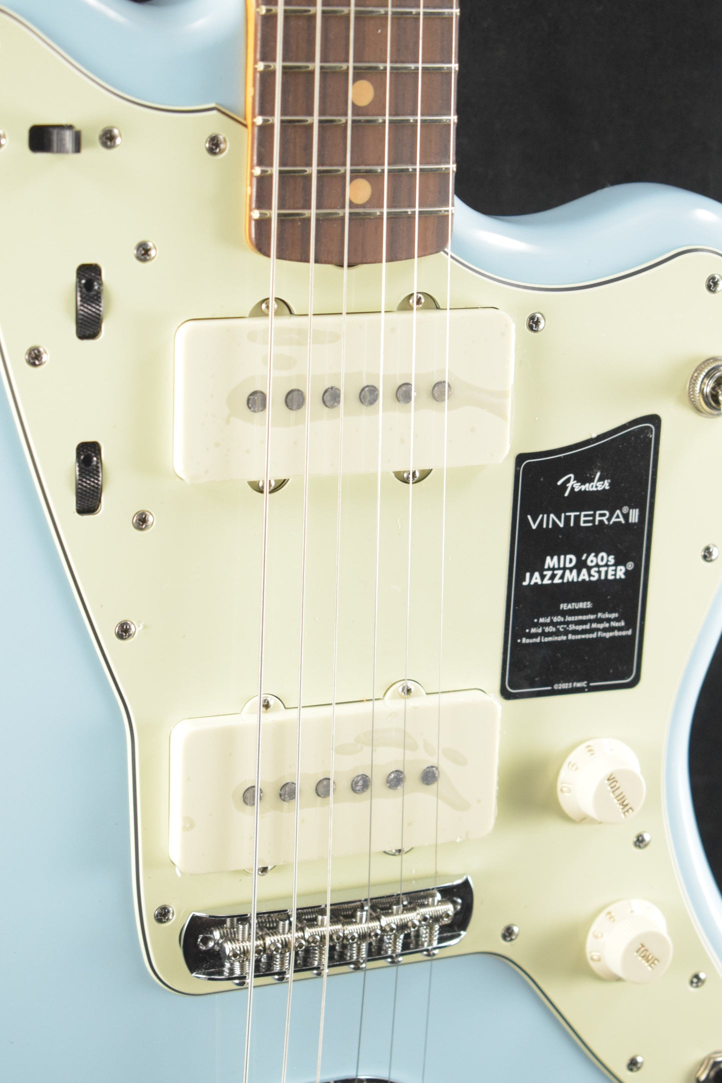 Fender Vintera III Mid '60s Jazzmaster Sonic Blue Rosewood Fingerboard