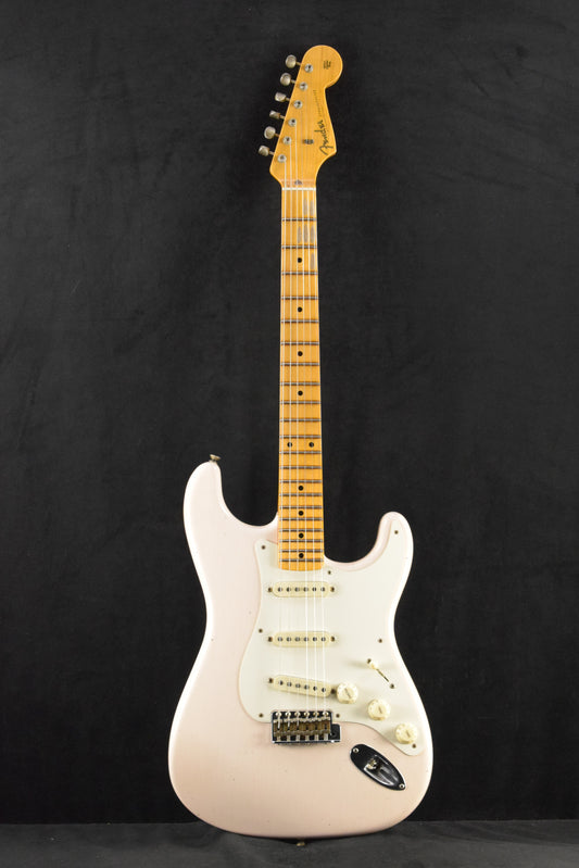 Fender '56 Strat Journeyman Relic Super Faded Aged Shell Pink w/"Bone-Tone" Pickups
