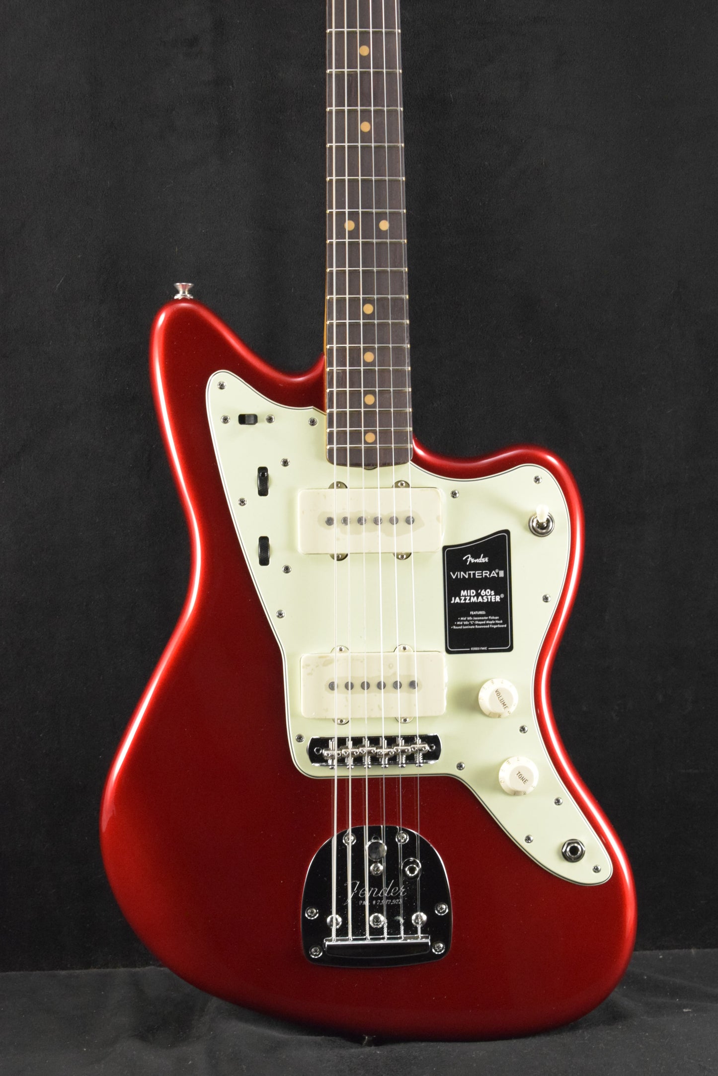 Fender Vintera III Mid '60s Jazzmaster Candy Apple Red Rosewood Fingerboard