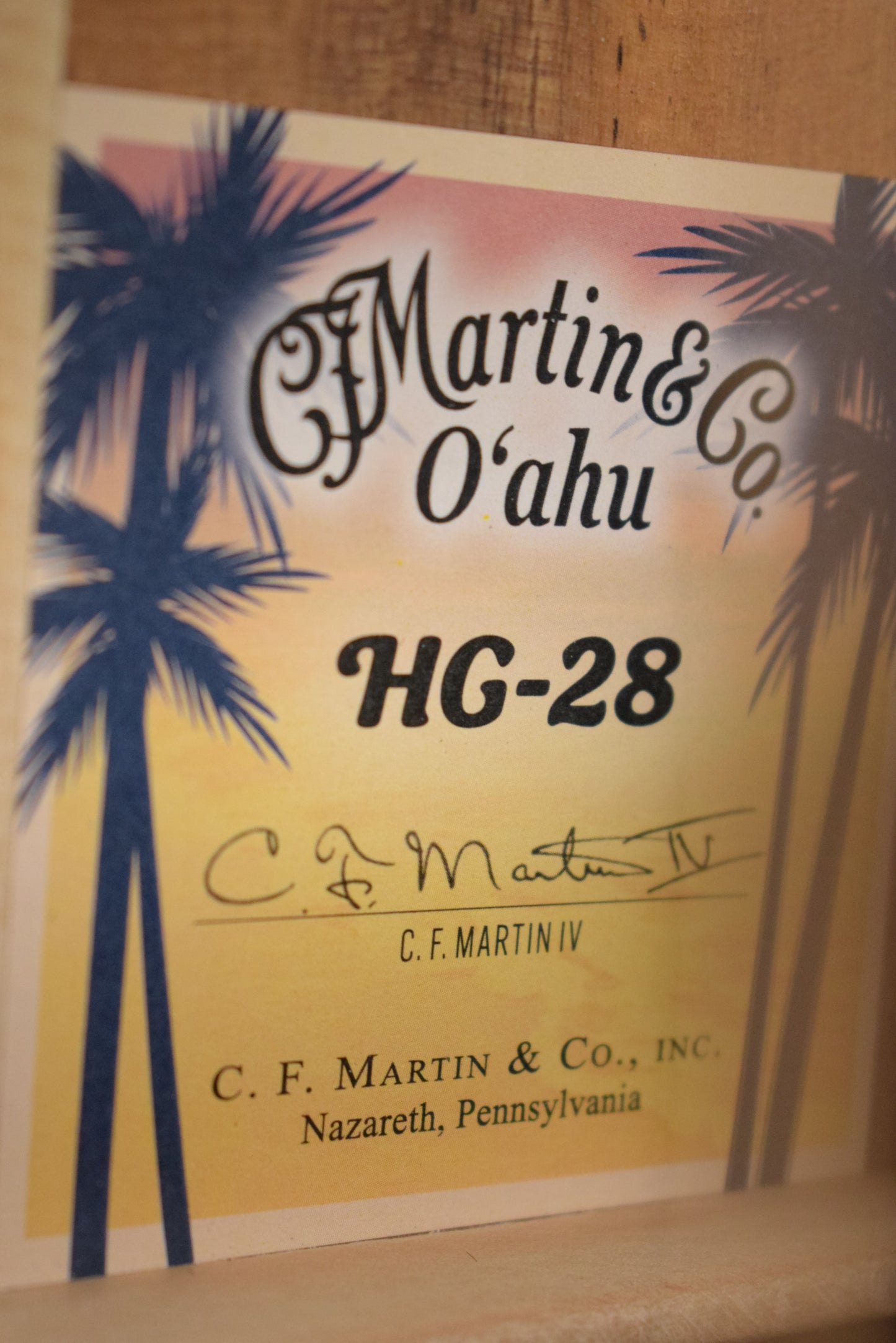 Martin O'ahu® HG-28 Koa Hawaiian Guitar