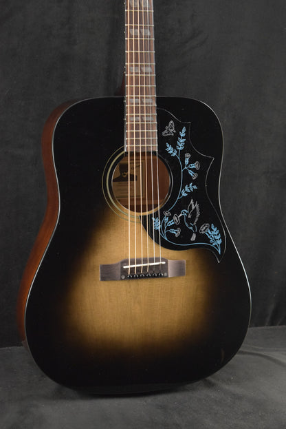 Epiphone Eric Church Hummingbird Dark Studio Cobra Burst w/ Hardshell Case