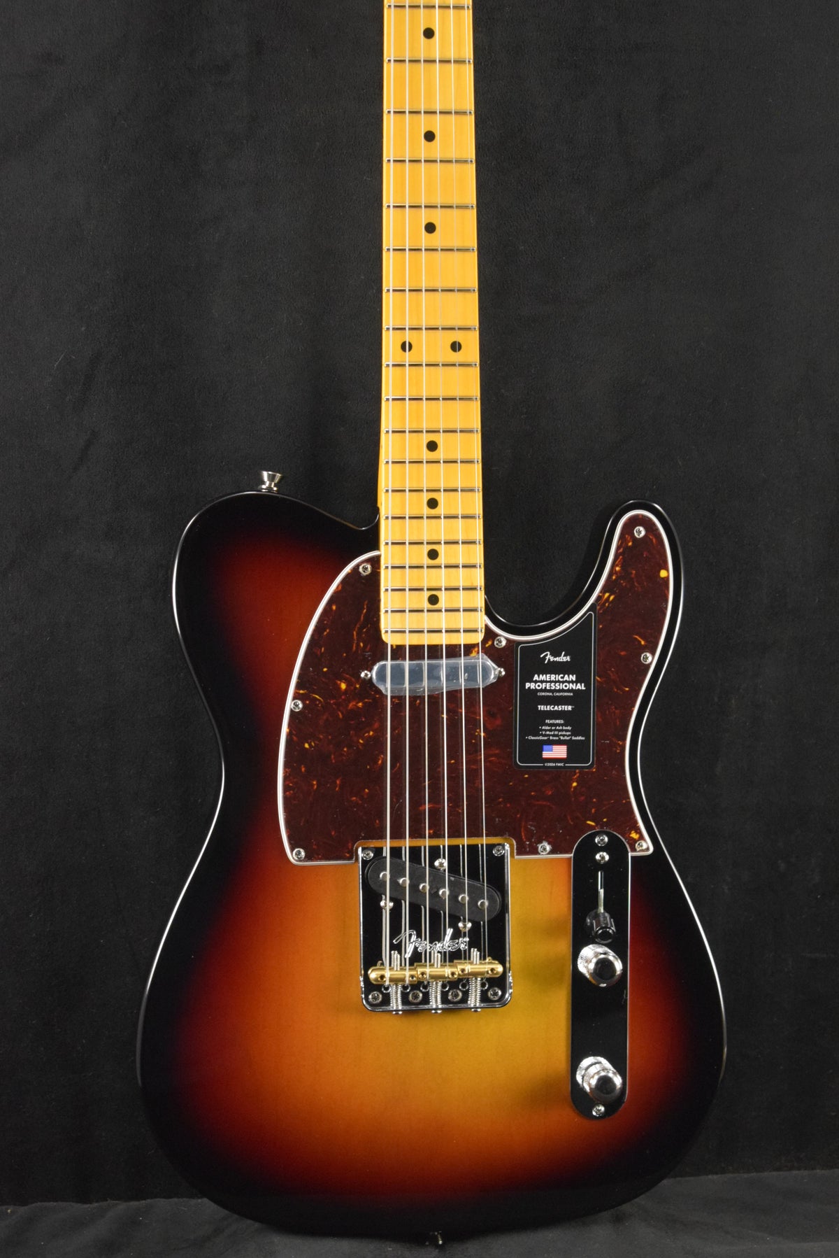 Fender American Professional Telecaster 3-Color Sunburst Maple Fingerboard