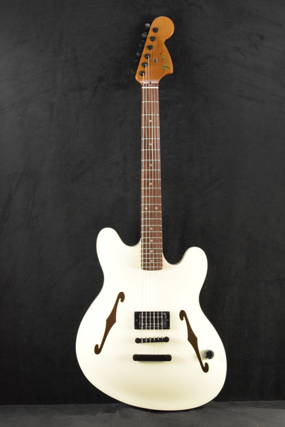 Fender Tom DeLonge Starcaster Satin Olympic White Rosewood Fingerboard