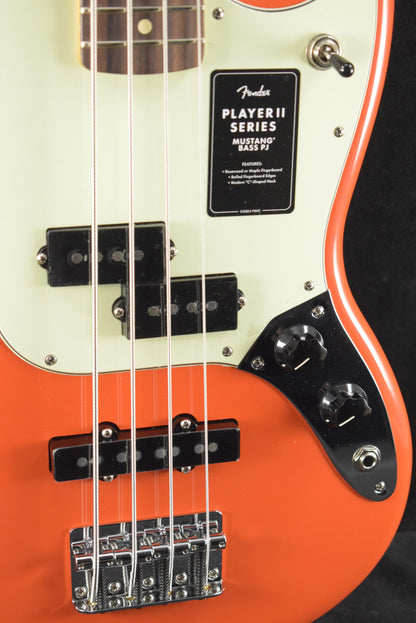 Fender Player II Mustang Bass PJ Rallye Orange Rosewood Fingerboard