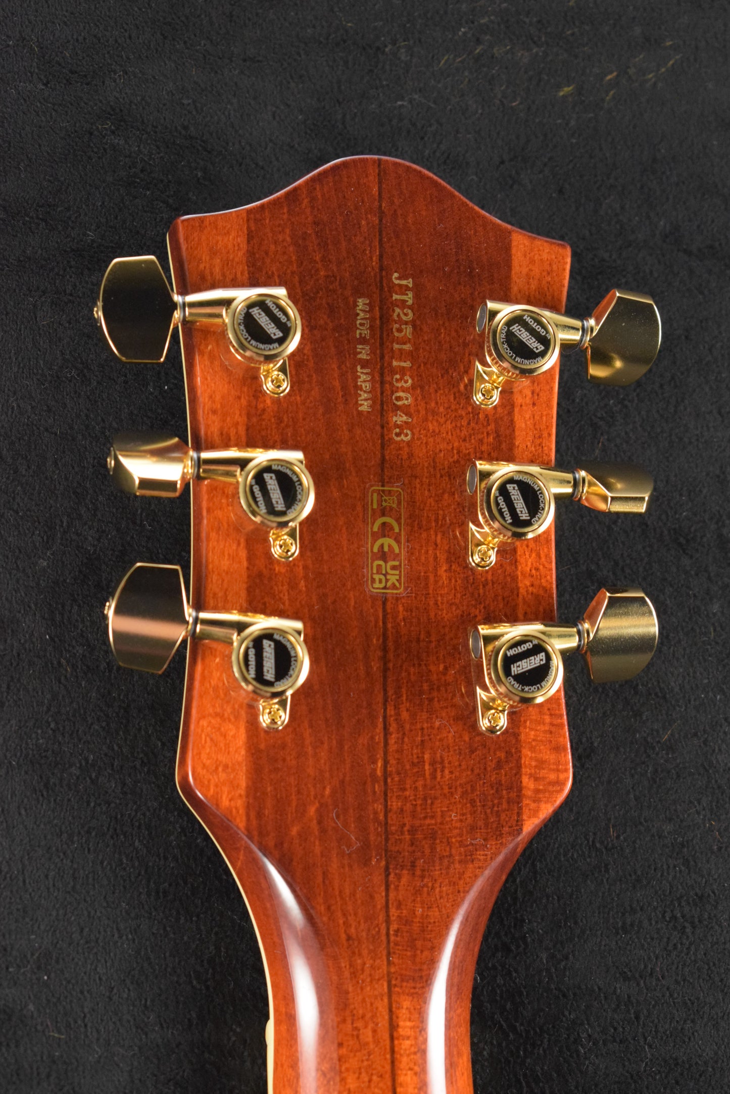 Gretsch Broadkaster LX Figured Center Block with String-Thru Bigsby Bourbon Stain