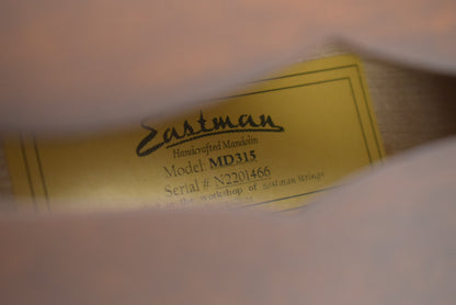 Eastman MD315 F-Style F-Hole Mandolin Classic Satin Finish